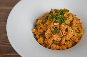 オートミールのポックンパプ