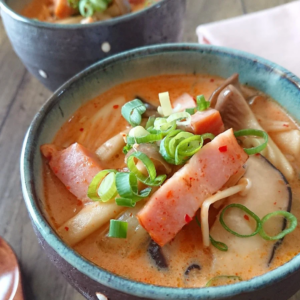 豚キムチ豆乳スープ